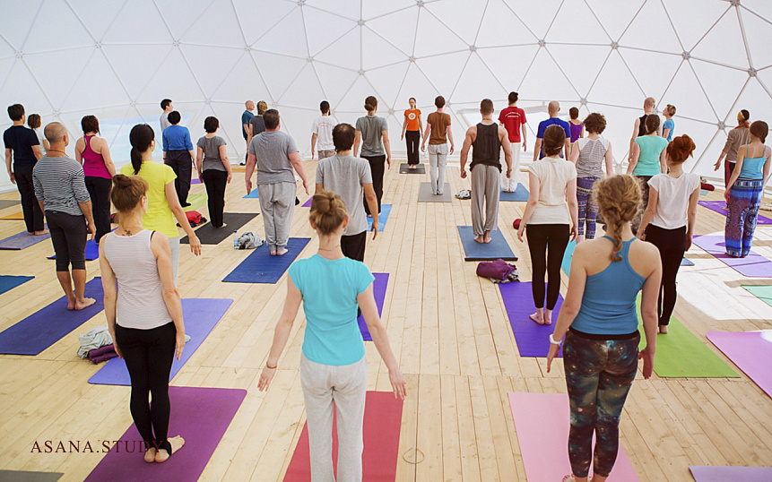 Practicing Tadasana photo