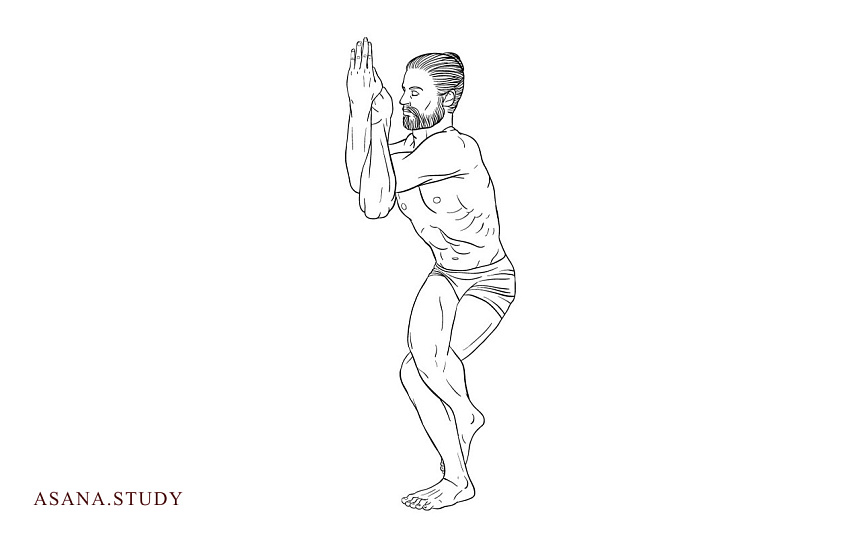 Garudasana (Eagle Pose) in Yoga: Benefits, Technique, and Variations