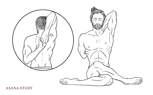 Gomukhasana (Cow Face Pose)